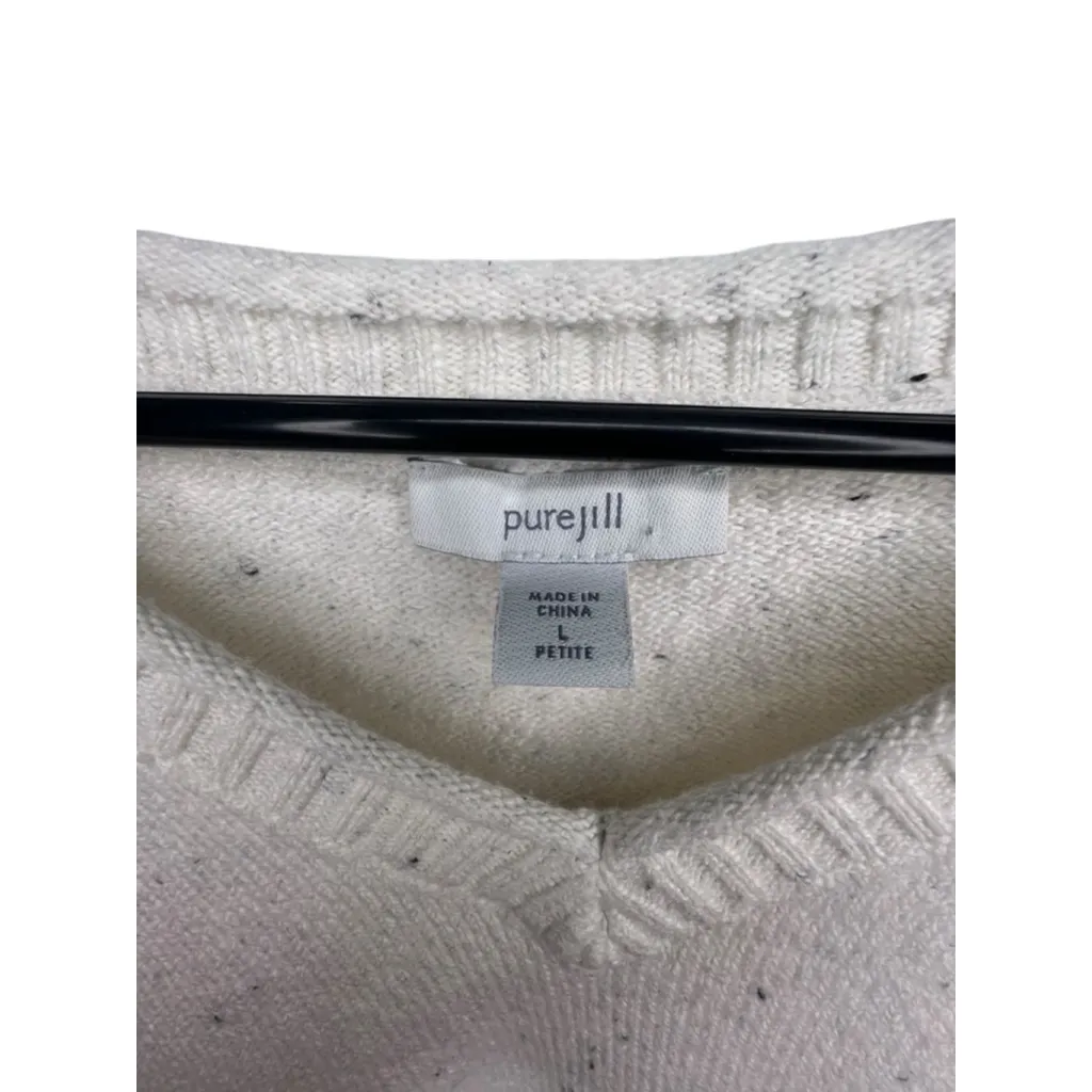 PureJill Cream Cozy Speckled V - Image 2