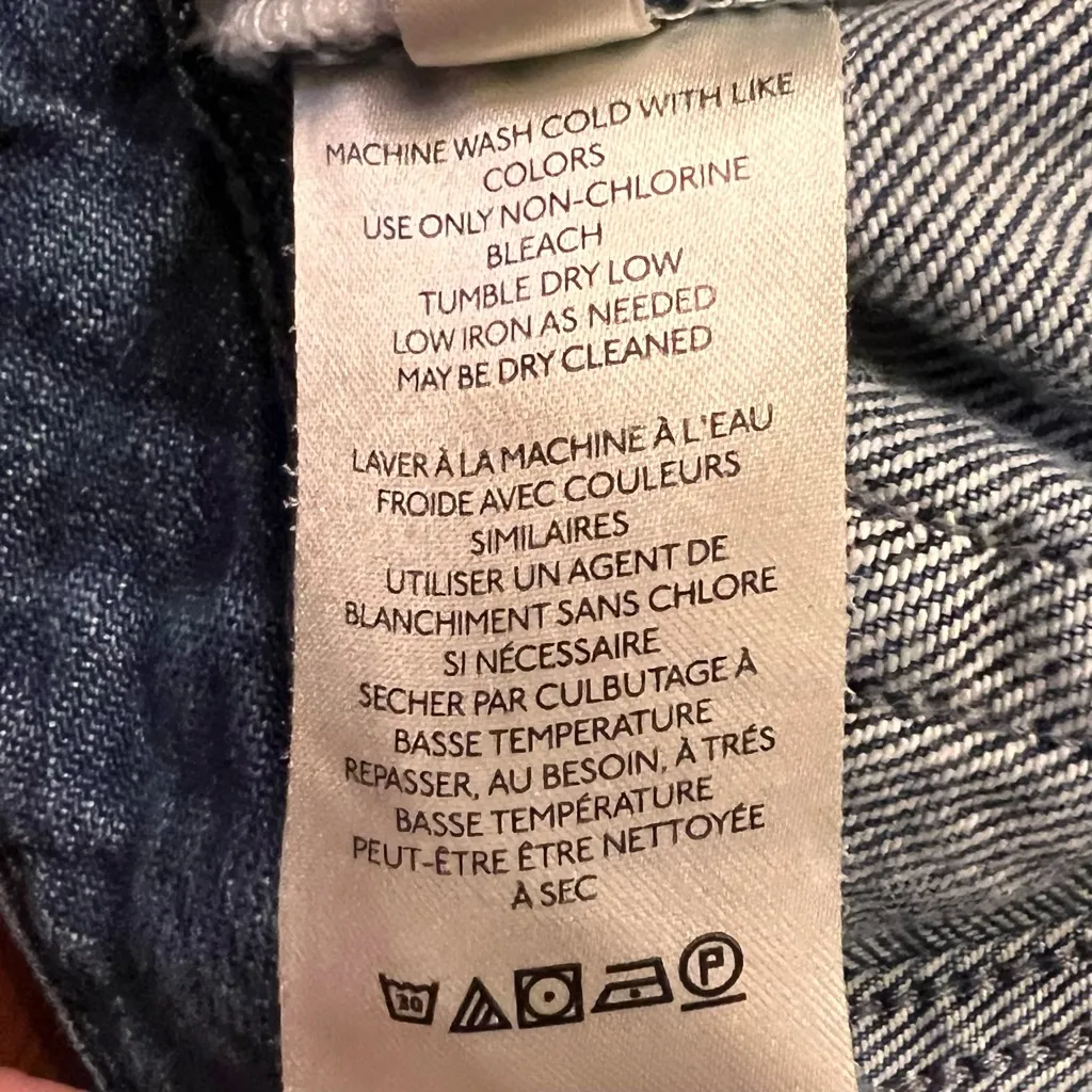 Free People We The Free Romeo Rolled Cut Off Distressed Denim Shorts Size 25 - Image 16