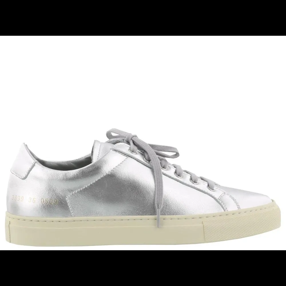 Common Projects | Achilles Silver Metallic Sneaker Size undefined - Image 5