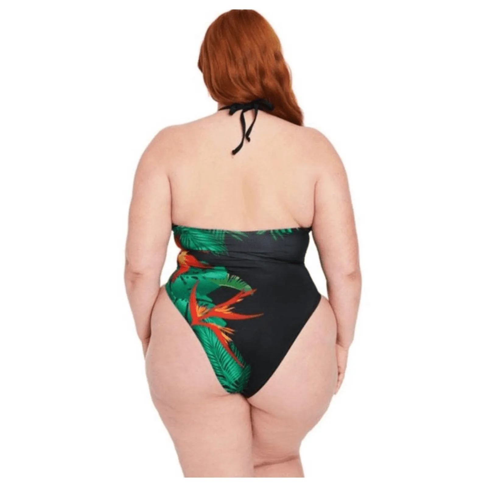 New Fredericks of Hollywood Women’s 1X/2X Cabarita Jungle Print One Piece - Image 4