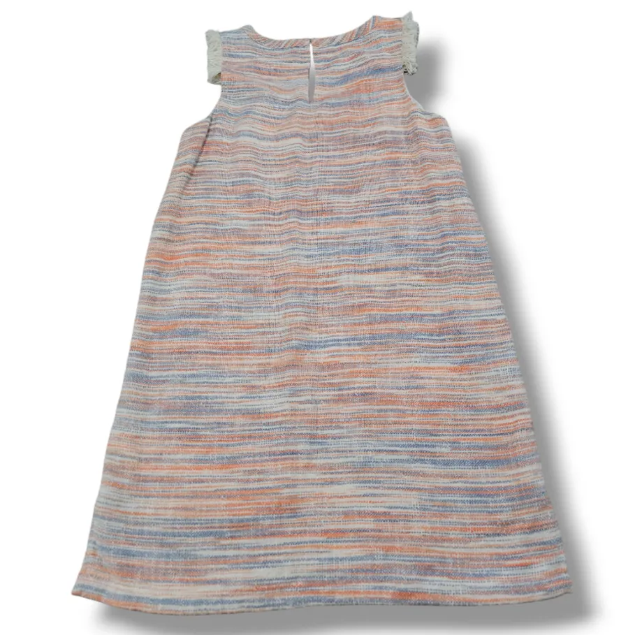 Lilla P Dress Size Small A-Line Dress Tweed Woven Knit Dress Sleeveless Colorful Multicolor Dress - Image 3