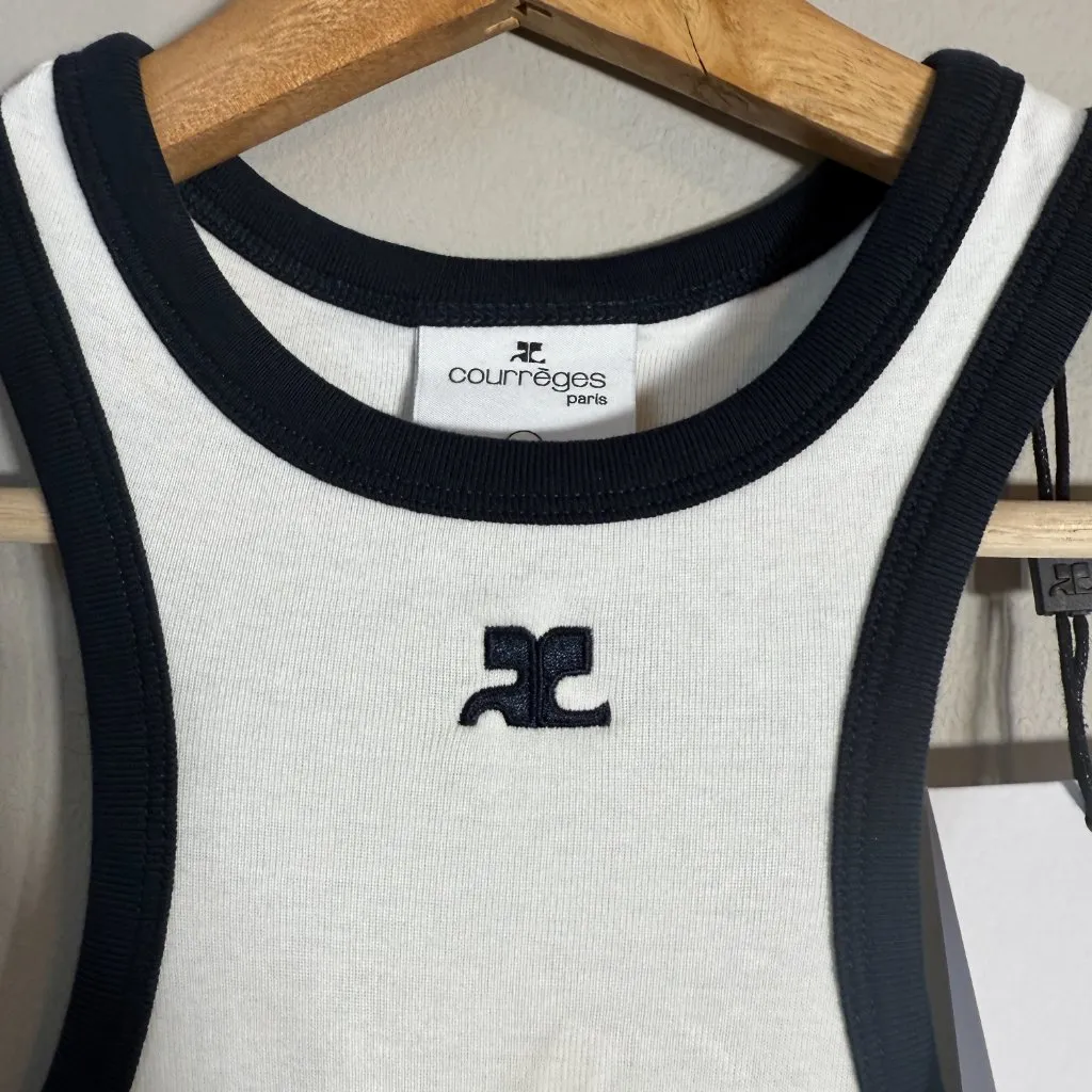 Courreges Paris Embroidered Cotton - Image 8