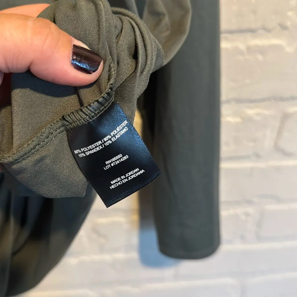 32 degrees xl Women's Long Sleeve gree Top stretch soft - Image 3