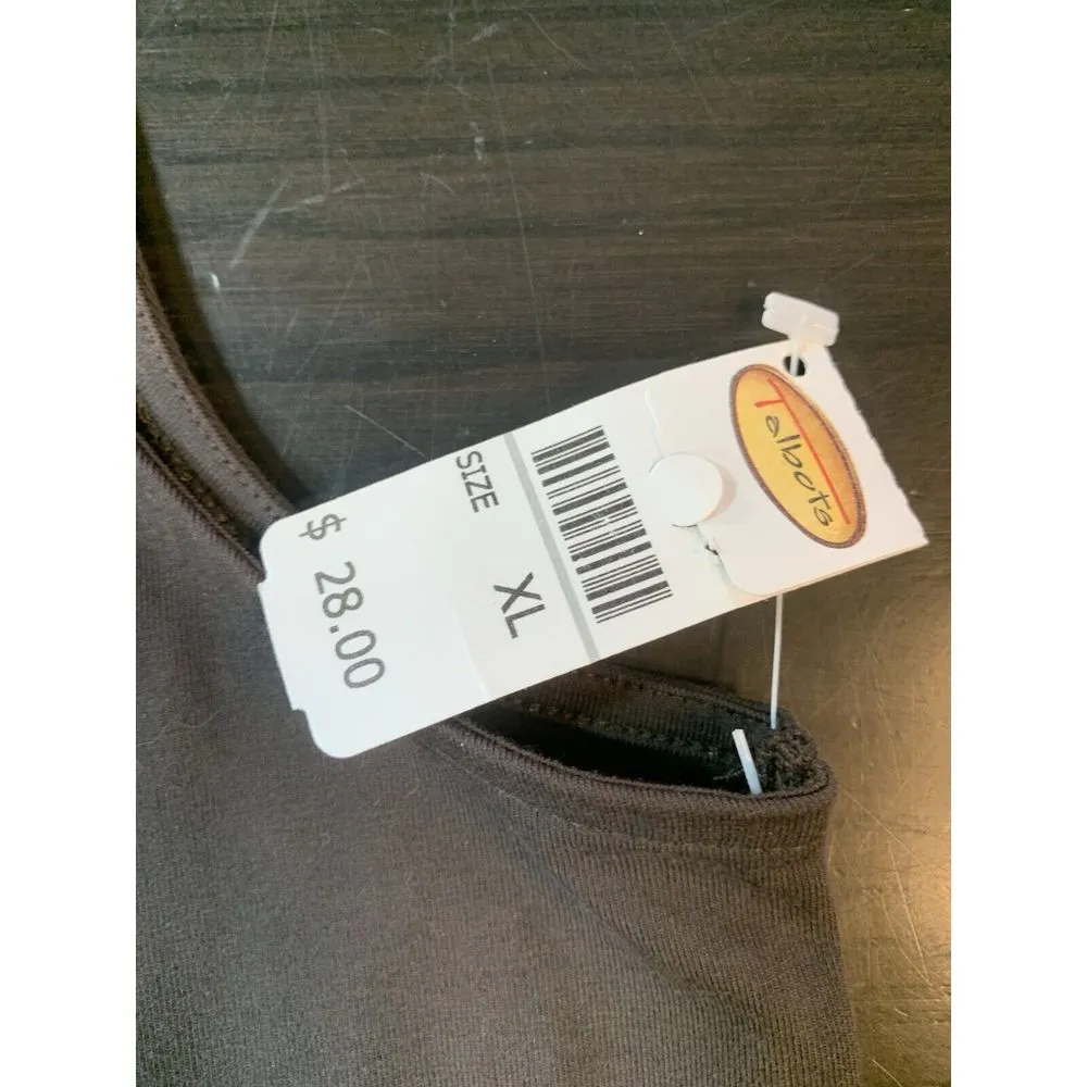 NWT Talbots Lace Tank Womens XL Brown Square Neck‎ Sleeveless Stretch Preppy - Image 6