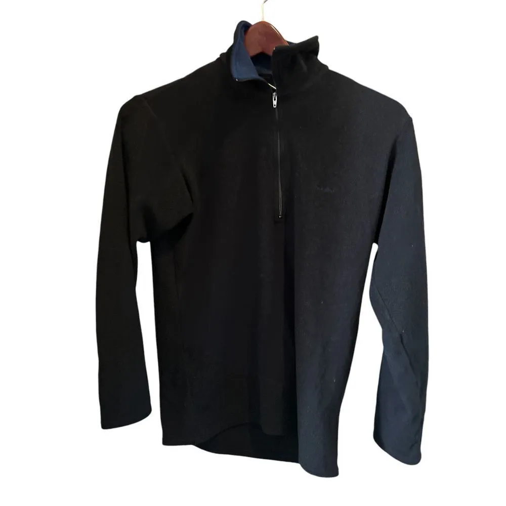 Elegant Black Half-Zip‎ Pullover Sweater for Women Casual Chic Comfort - Image 4