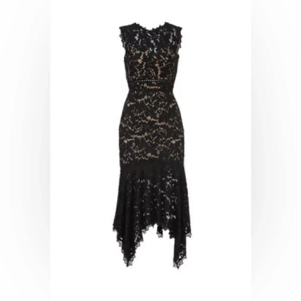 Saylor Marlee lace dress black lace dress size xs - Image 8