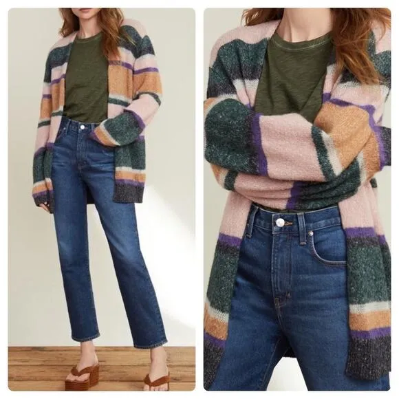 Veronica Beard Elizabeth Striped Cardigan - Image 2