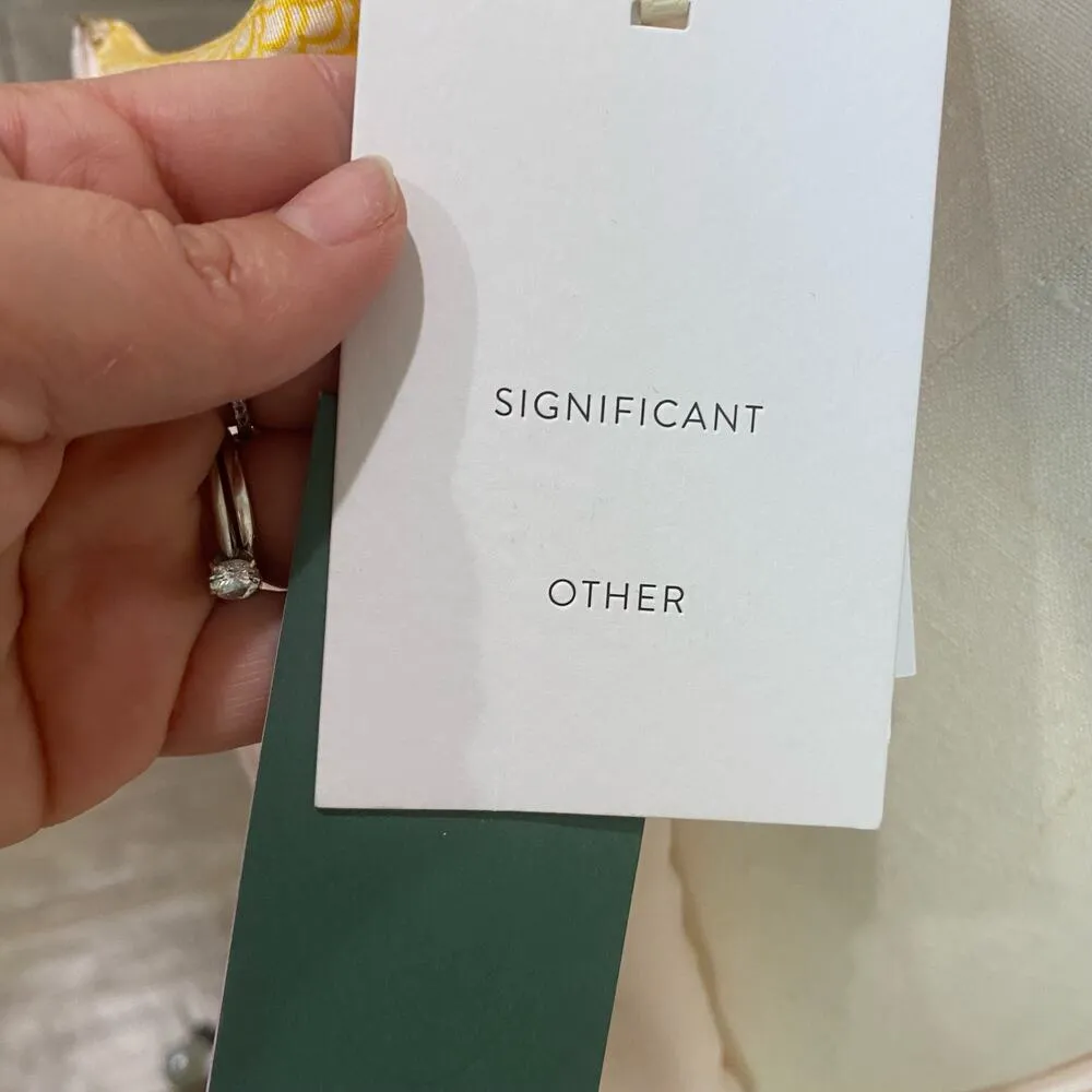 Significant Other One Other Draped Halter Yellow Midi Dress NWT Size 8 - Image 10