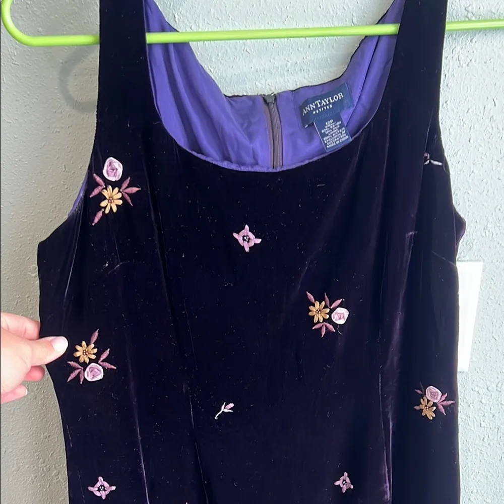 Ann Taylor Dress with Floral Embroidery - Image 8