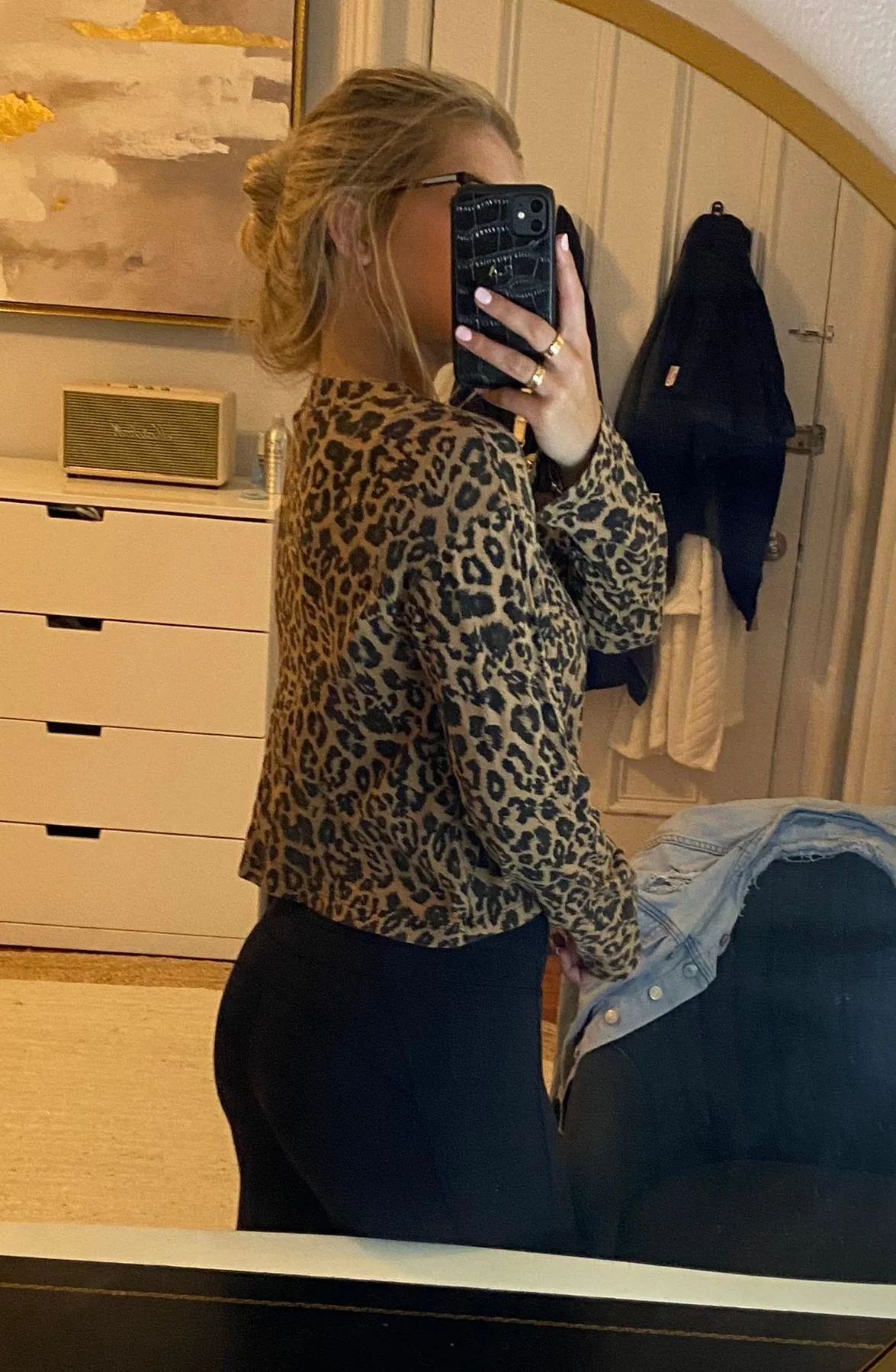LNA Leopard Print Long Sleeve - Image 2