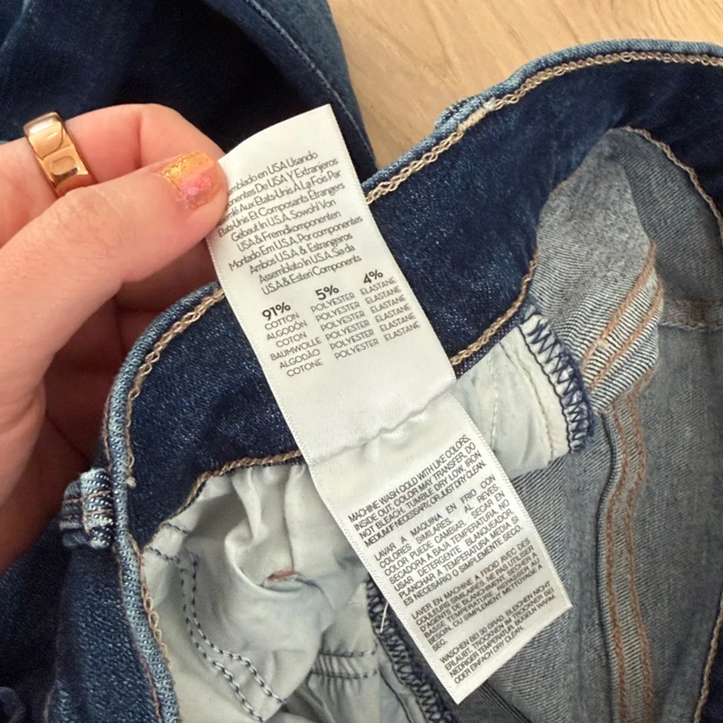 MOTHER The Tripper Ankle Fray in Change Is In The Air Blue Size 25 - Image 10