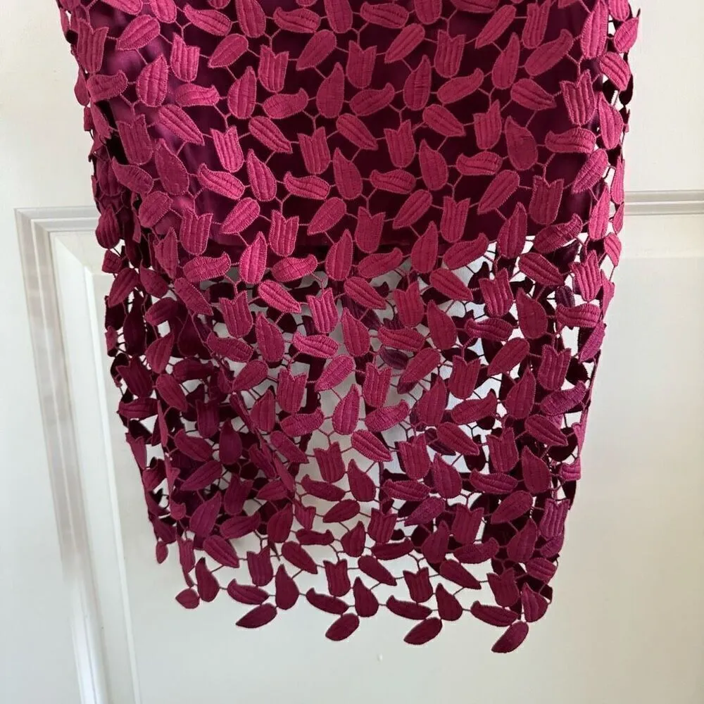 Bardot Gemma Dress Burgundy - Image 7