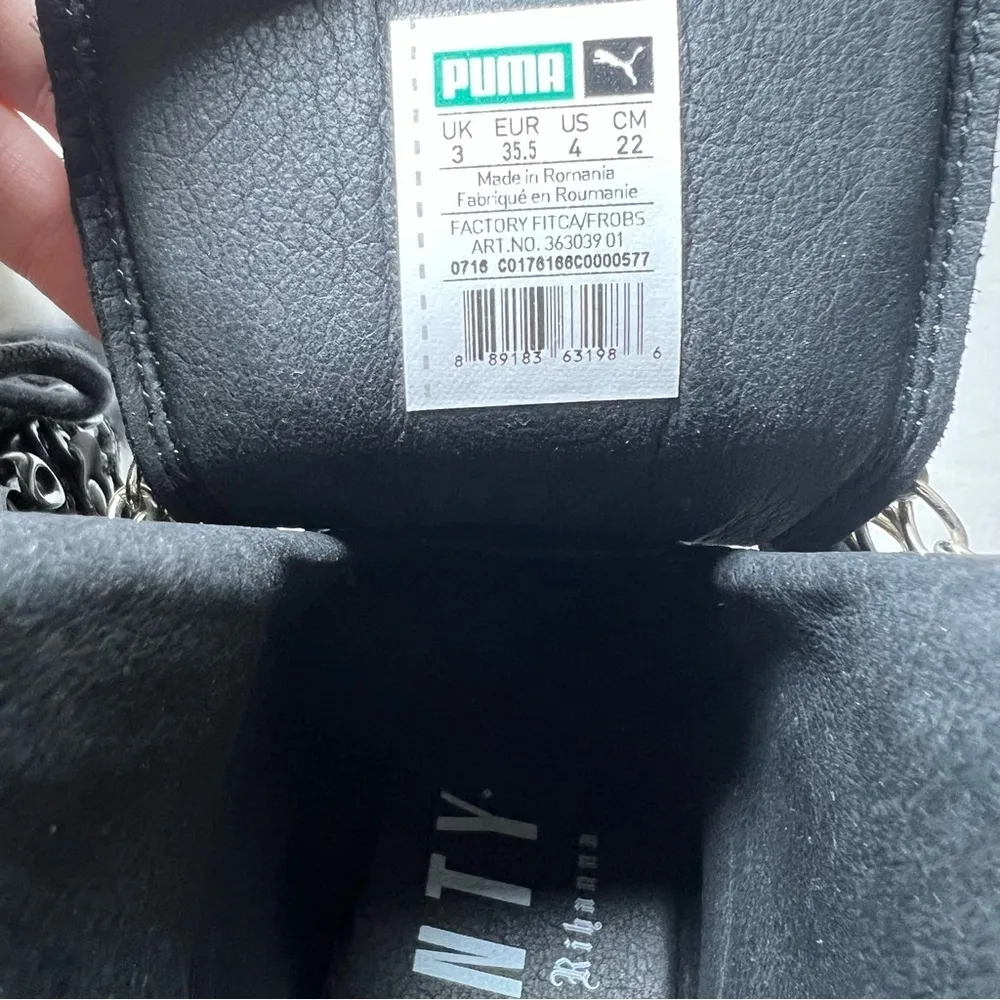 Puma x Fenty by Rihanna Women's Sb Wedge Rihanna Mid-Calf Leather Sneaker - Image 6