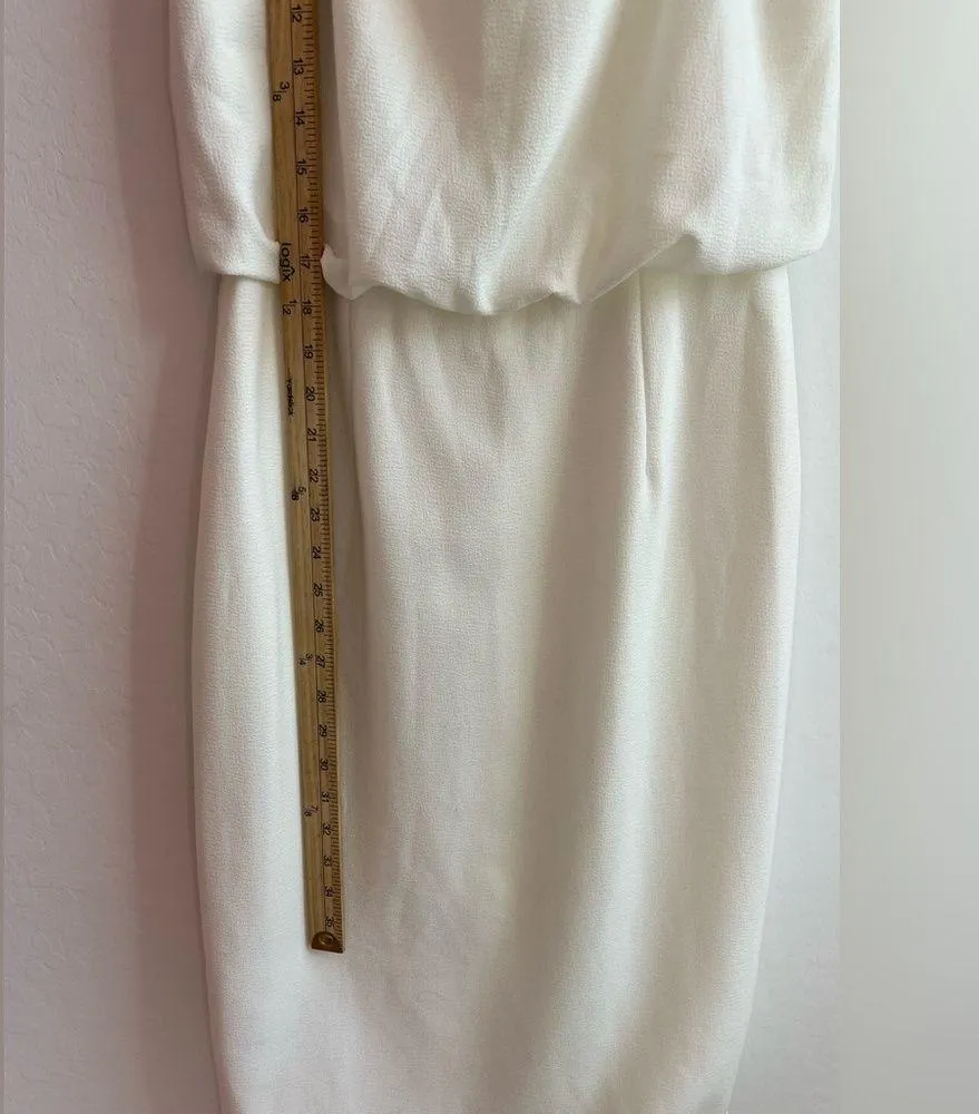 Alondra Blouson Dress Size Medium In Color Off White - Image 4