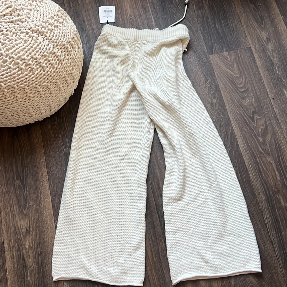 Onia Cotton Waffle Sweater Pull On Pant - Image 5