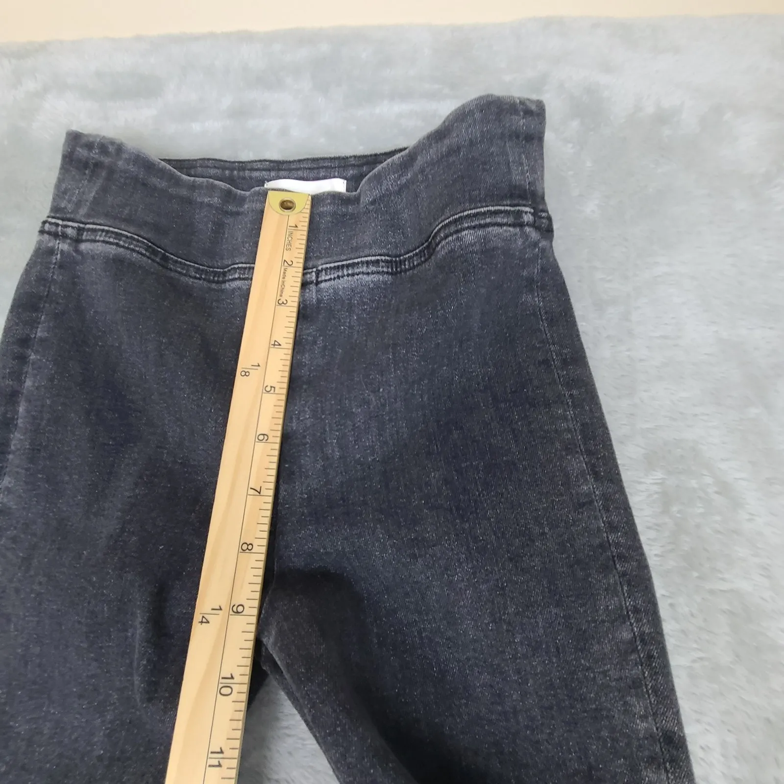 Frame Jetset Crop Mini Boot Sheen Noir Black Stretch High Rise Bootcut 0 - Image 8