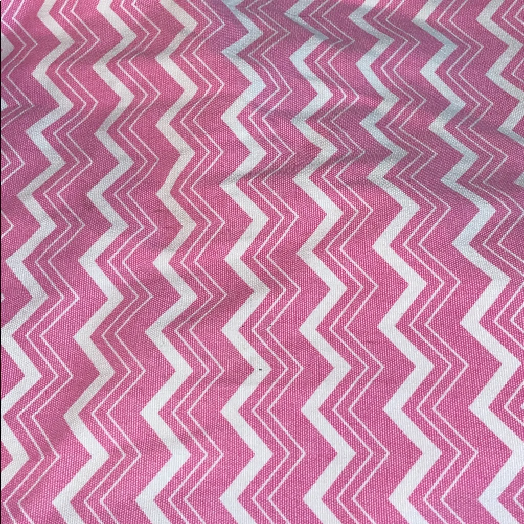 PINK Victoria's Secret duffle laundry bag beach bag large cinched top chevron - Image 10