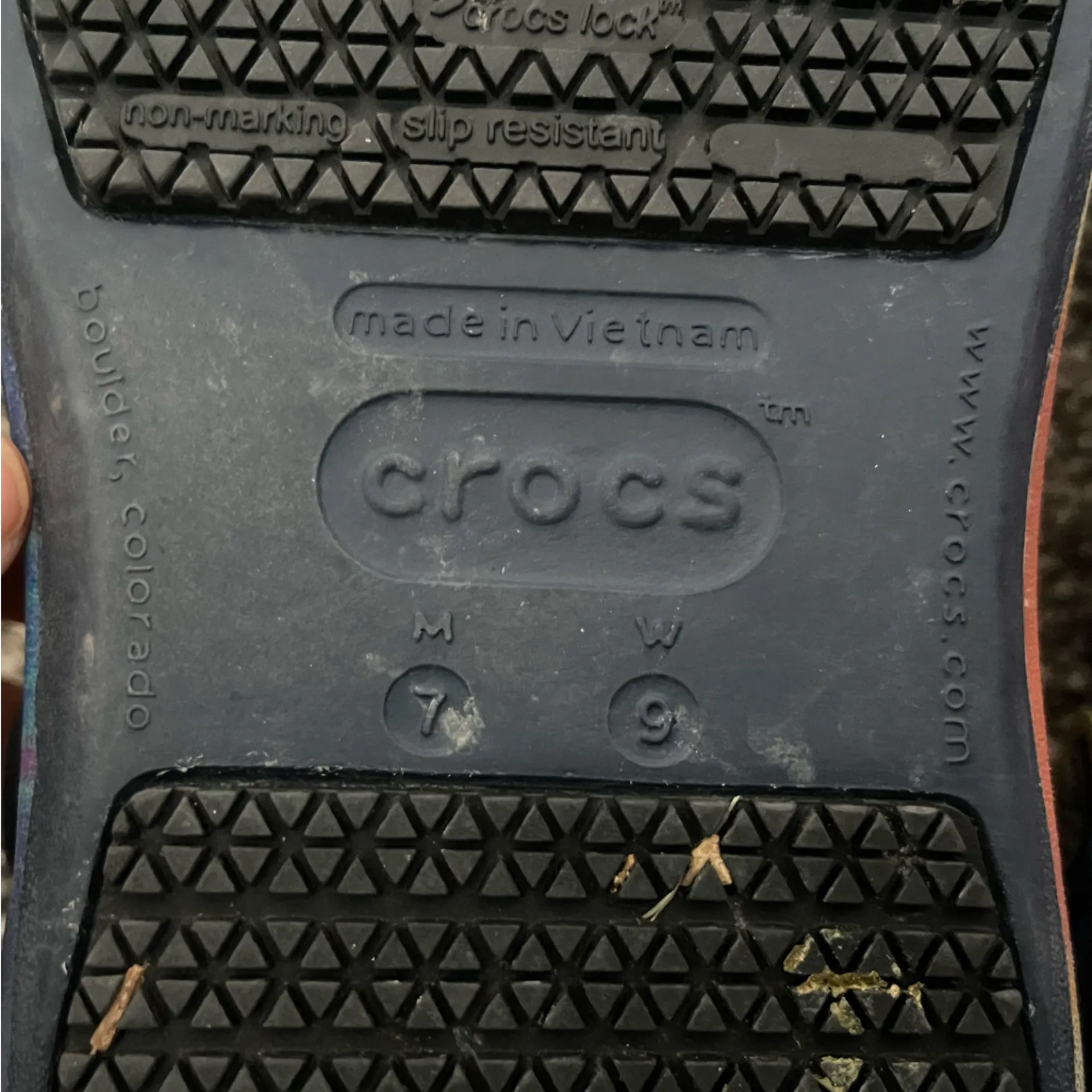 Unisex Crocs Bistro Rainbow Tie Dye Slip Resistant Work Shoes Clogs M7 W9 - Image 7