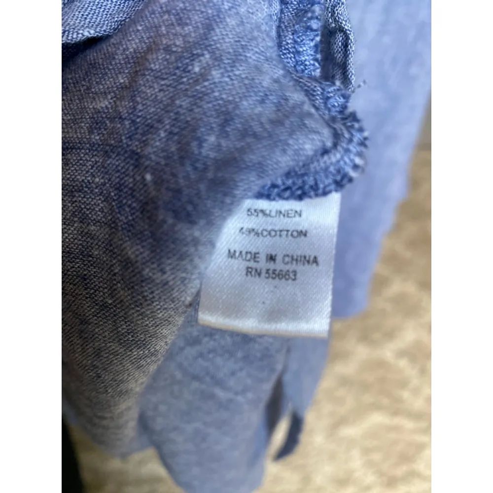 For Cynthia Linen Tunic Dress Mini Lightweight Minimal Coast Vaca Resort Wedding - Image 7