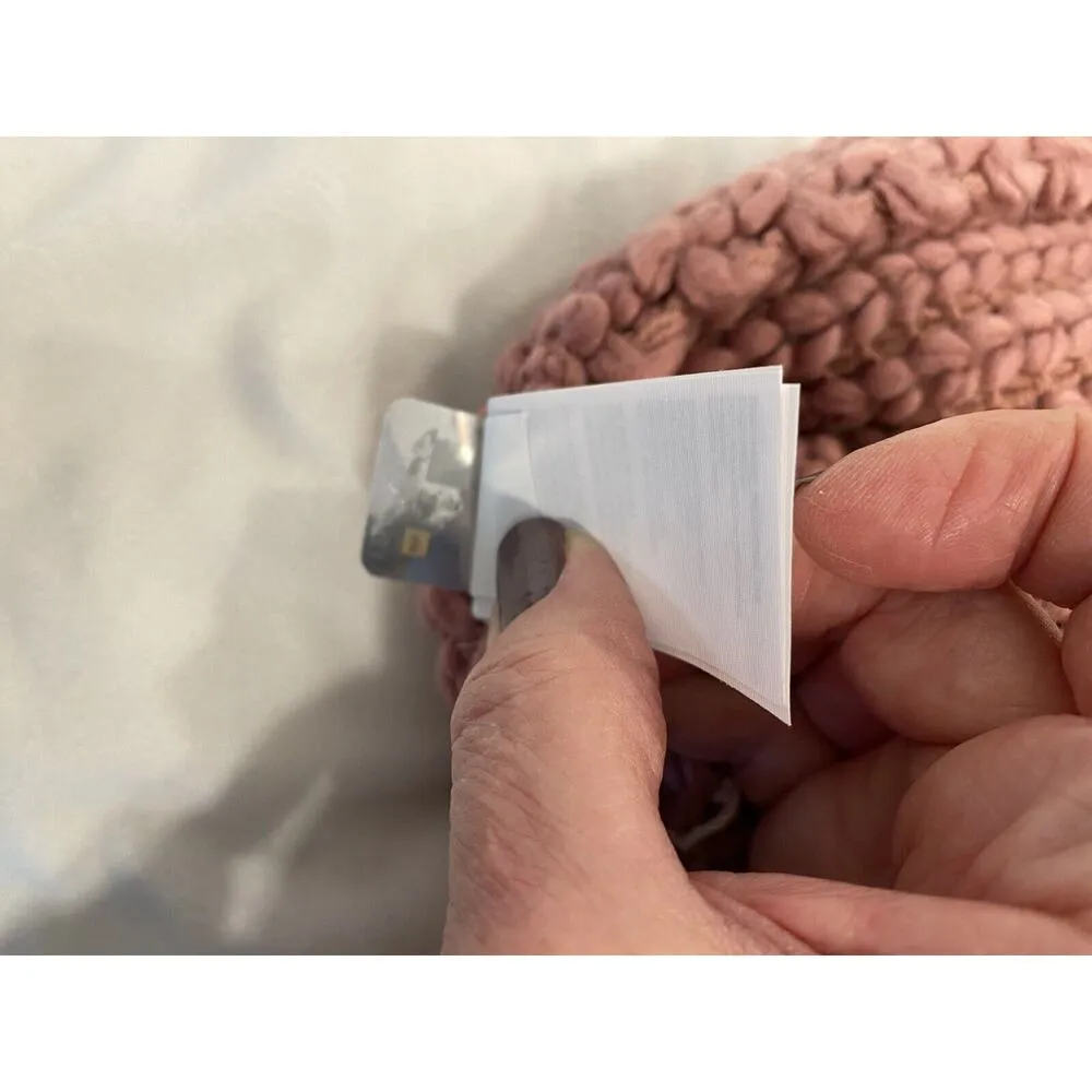 THE NORTH FACE Beanie Cap Hat Cozy Chunky, Chunky Knit Patch Logo - Image 8