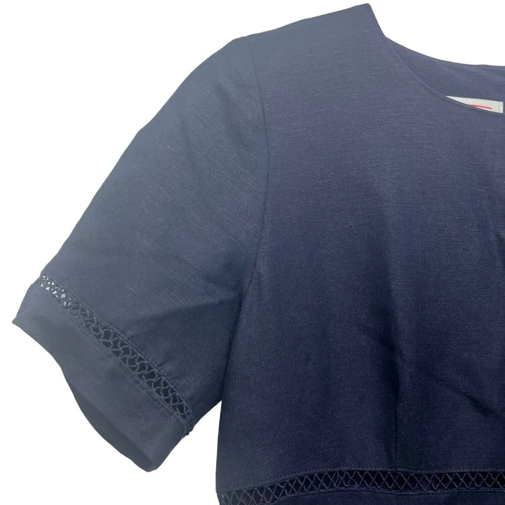 Vintage Talbots Womens Maxi Dress 4P Linen Party Cocktail Beach Vacation Travel - Image 4