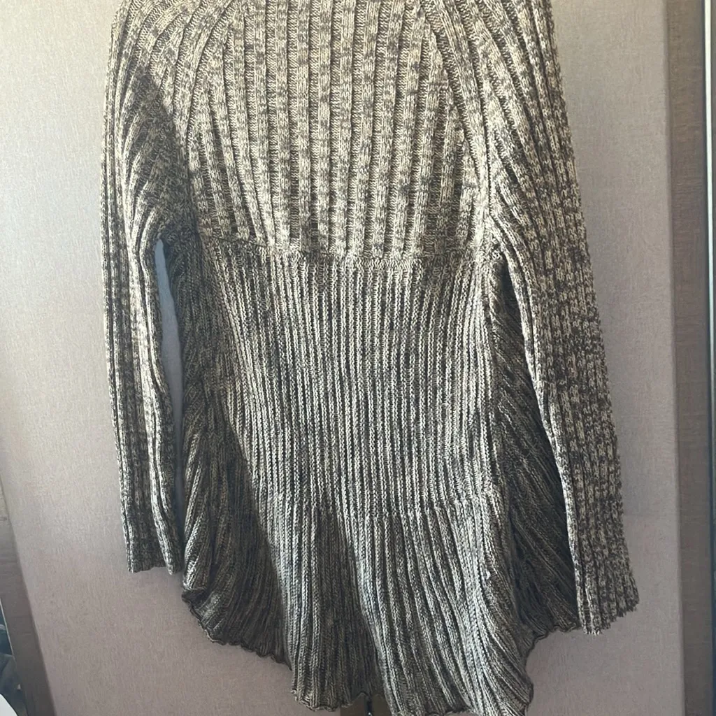 Apt. 9 FINAL MARKDOWN  Women's Textured Brown Cardigan medium - Image 6