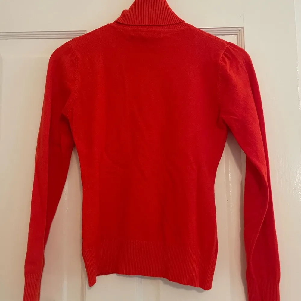 Red/Orange Turtleneck Sweater Orange - Image 6