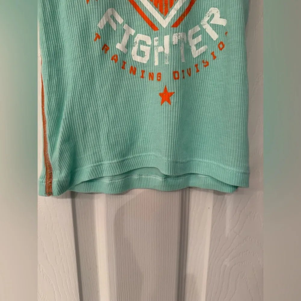 American Fighter x Affliction Massachusetts Women's Mint Green Tank Size Small - Image 8