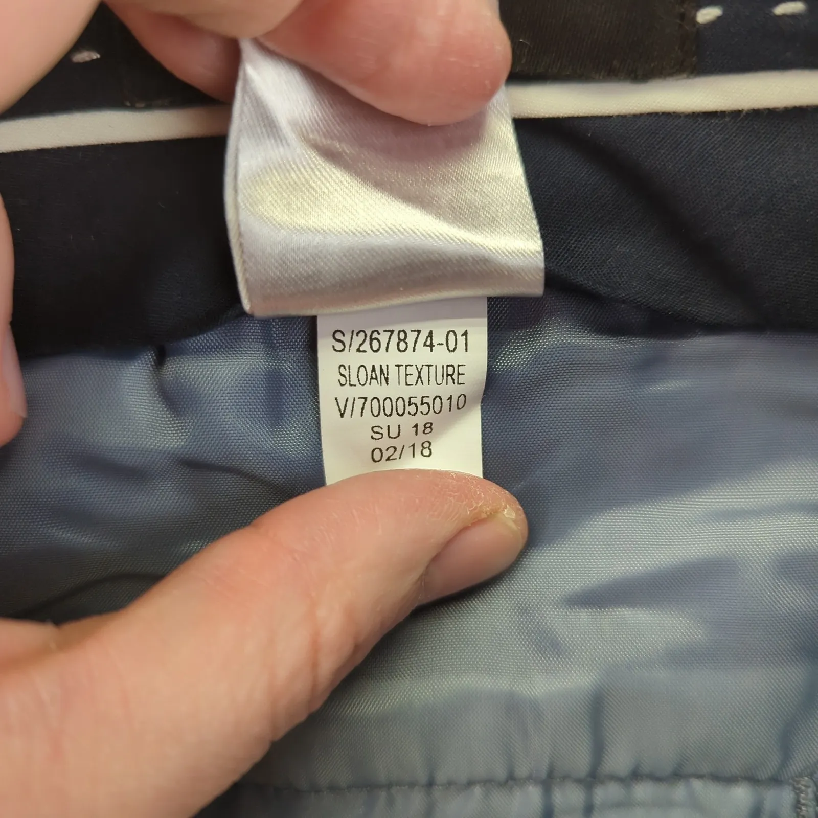 Banana Republic Sloan Pants Women Blue Herringbone Slim Fit Business Casual 4 - Image 9