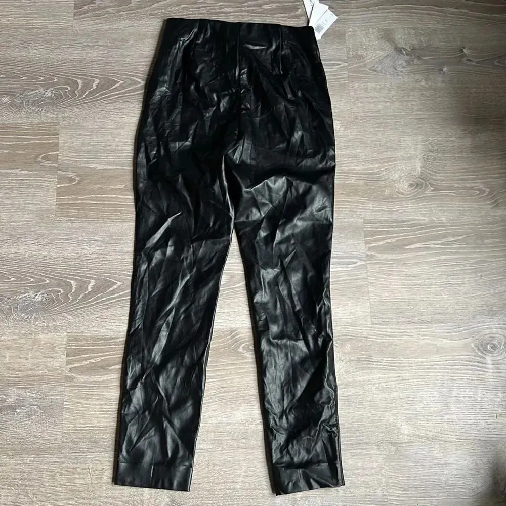 NEW Aritzia Babaton Frida Pant High-waisted Vegan Leather skinny pants - Image 4