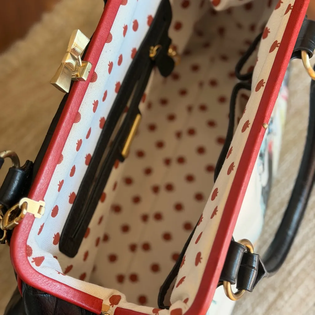 Isabella Fiore rare Snow White purse/handbag with beautiful bow chain - Image 9