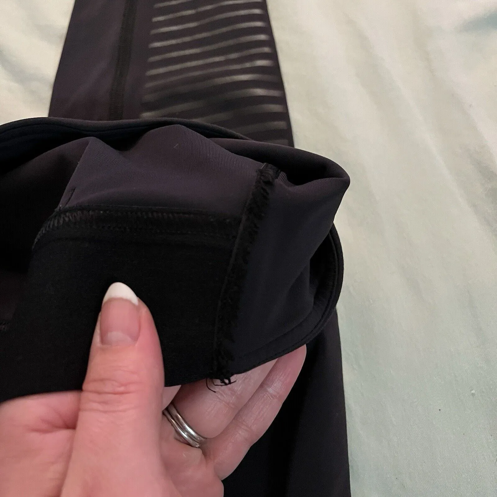 Lululemon Women's Rogue Renegade Super High Rise Tight 24" Inseam Solid Black 6 - Image 5