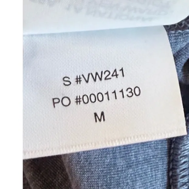 Vuori Halo Crew Pullover Sweatshirt Heather Blue Raglan Long Sleeve Size M - Image 7