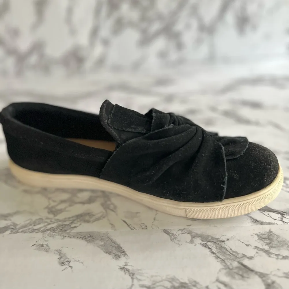 Steve Madden Sneakers Black Knot Suede Platform Fashion 10 - Image 12