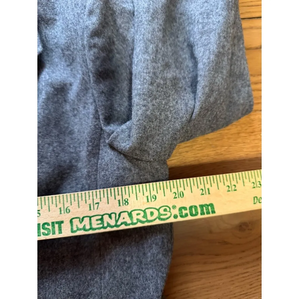 Pendleton Blazer Skirt Set Women Size16 Gray 100% Virgin Wool Made in USA 90 VTG - Image 14