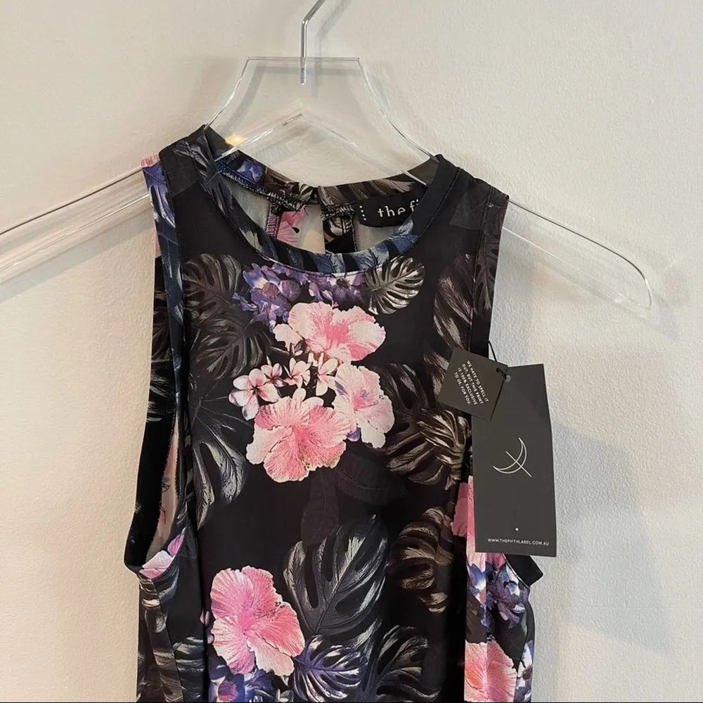 THE FIFTH LABEL Dress Adore You Maxi Floral Trendy Slit  Extra Small NWT - Image 5