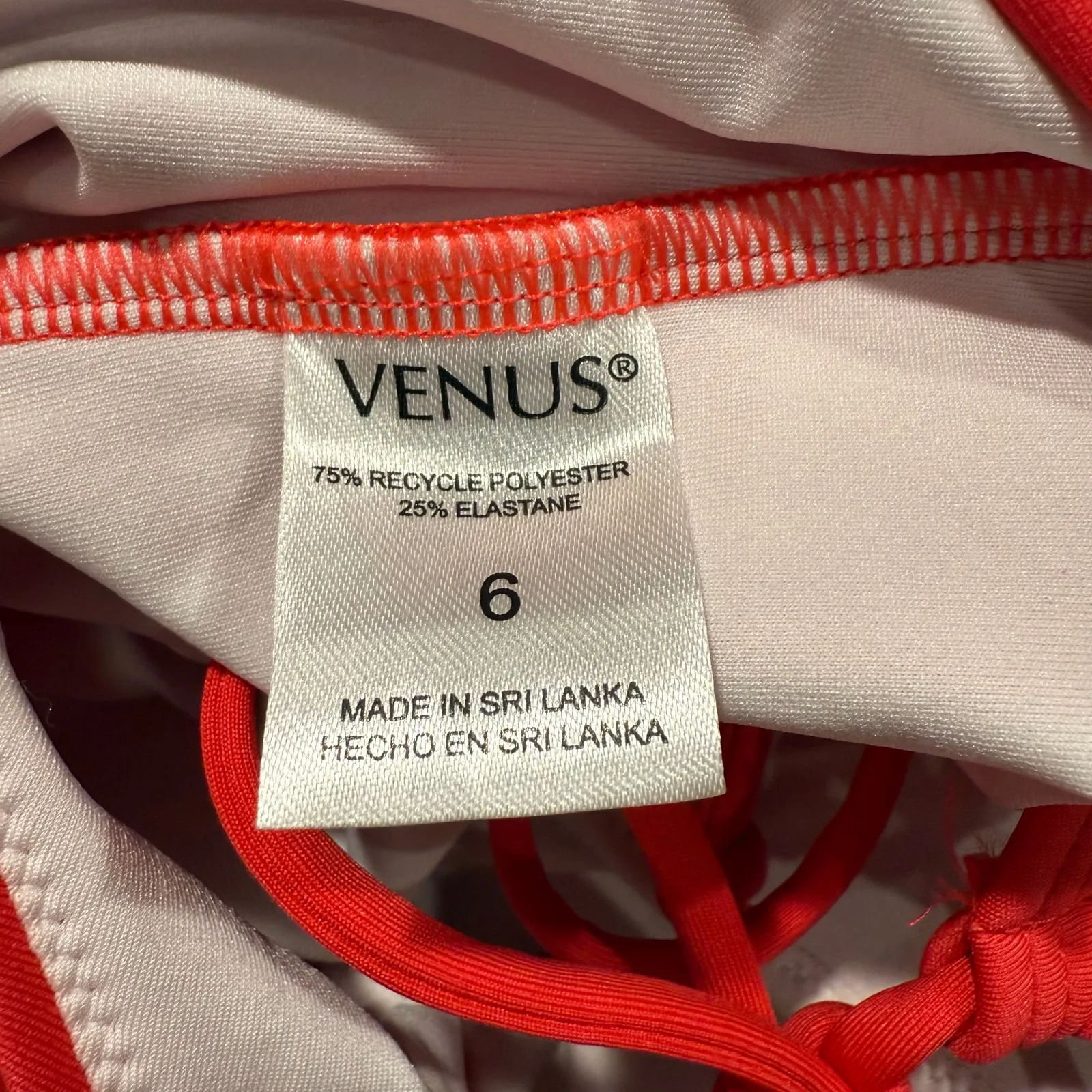 Venus  Women’s One Piece Swimsuit Size 6 - Image 6