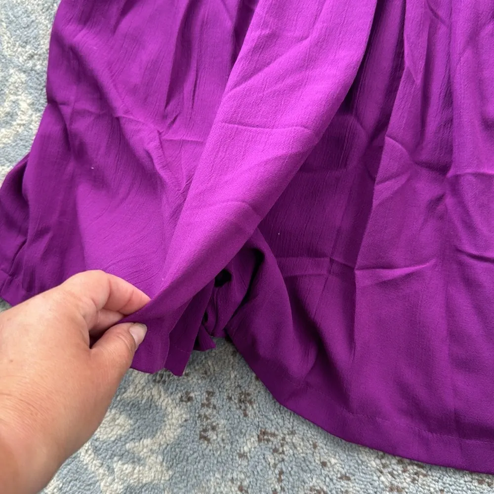 Vintage Nouveau Sleeveless Skort Romper Royal Purple 15/16 - Image 6