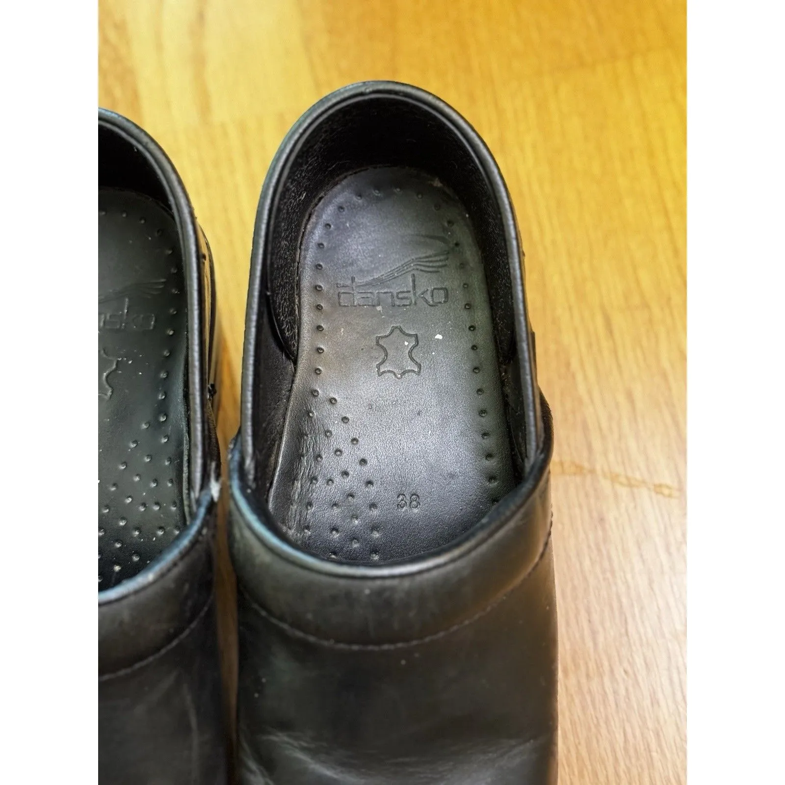 Dansko Professional Slip-On Clog Shoes for Women Matte Black Size 38 US 7.5-8 - Image 10