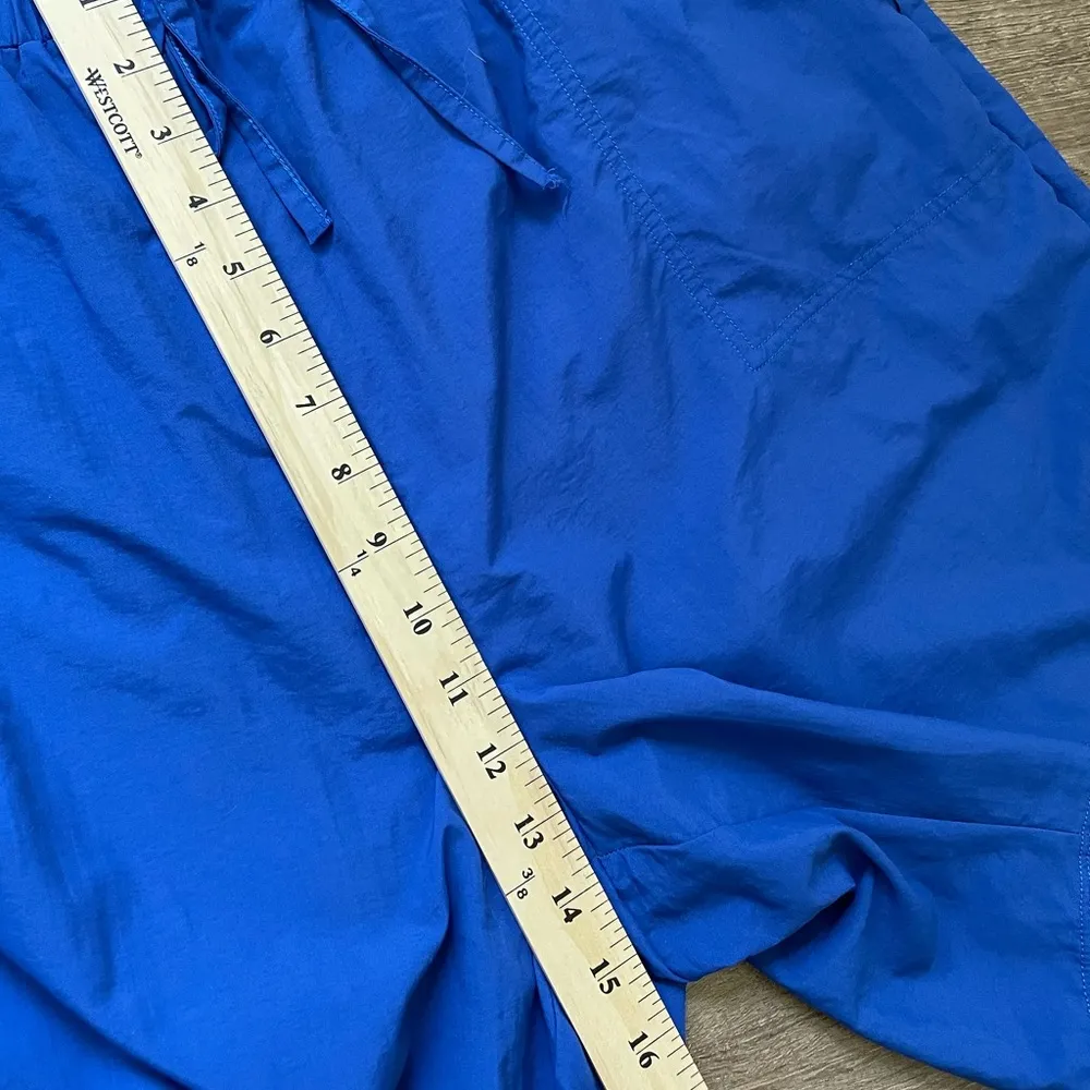 Swimsuits For All Swim Shorts Blue Pockets Drawstring Brief Lined ~ Size 18/20 - Image 12