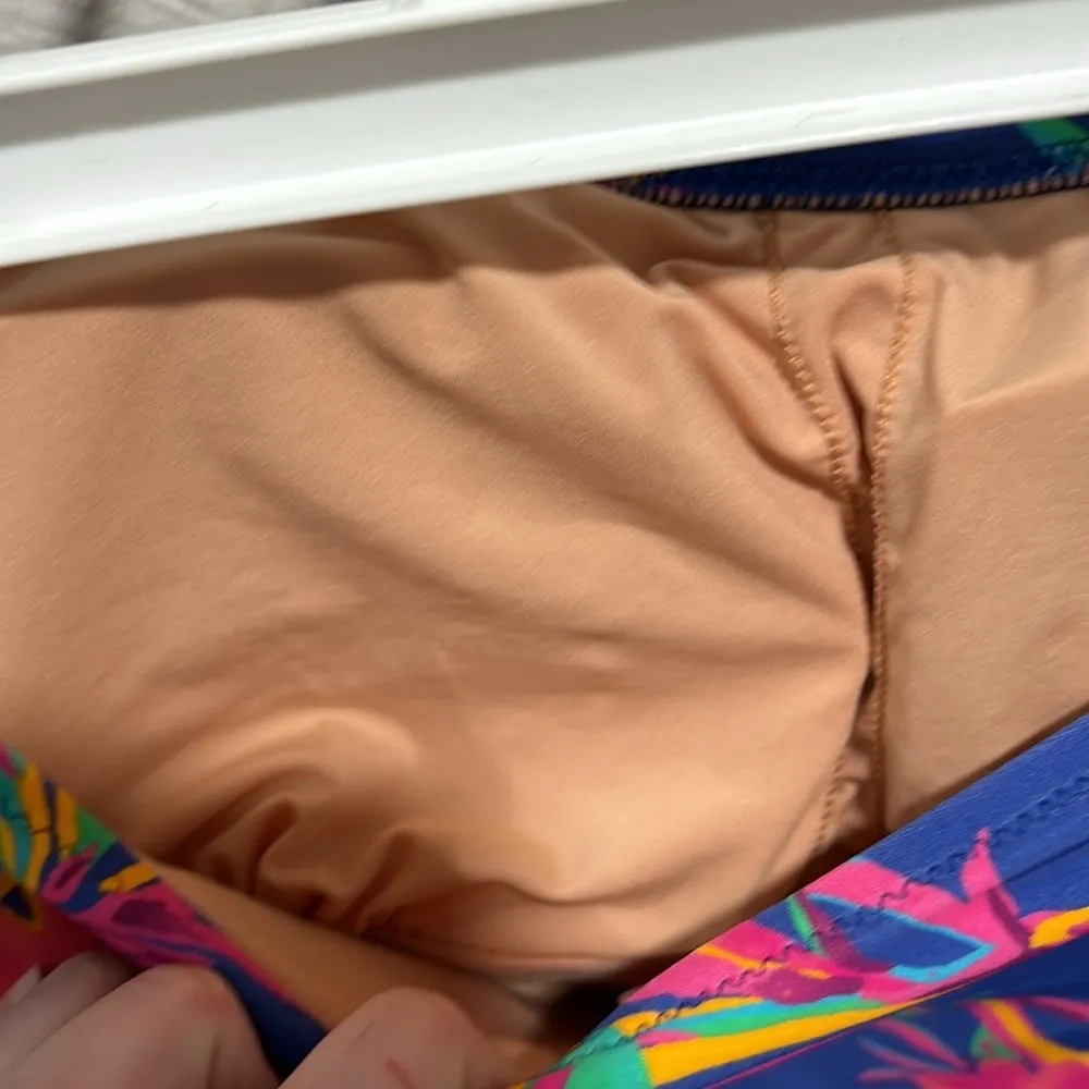 J.Crew Floral strapless halter one-piece swimsuit size small - Image 6