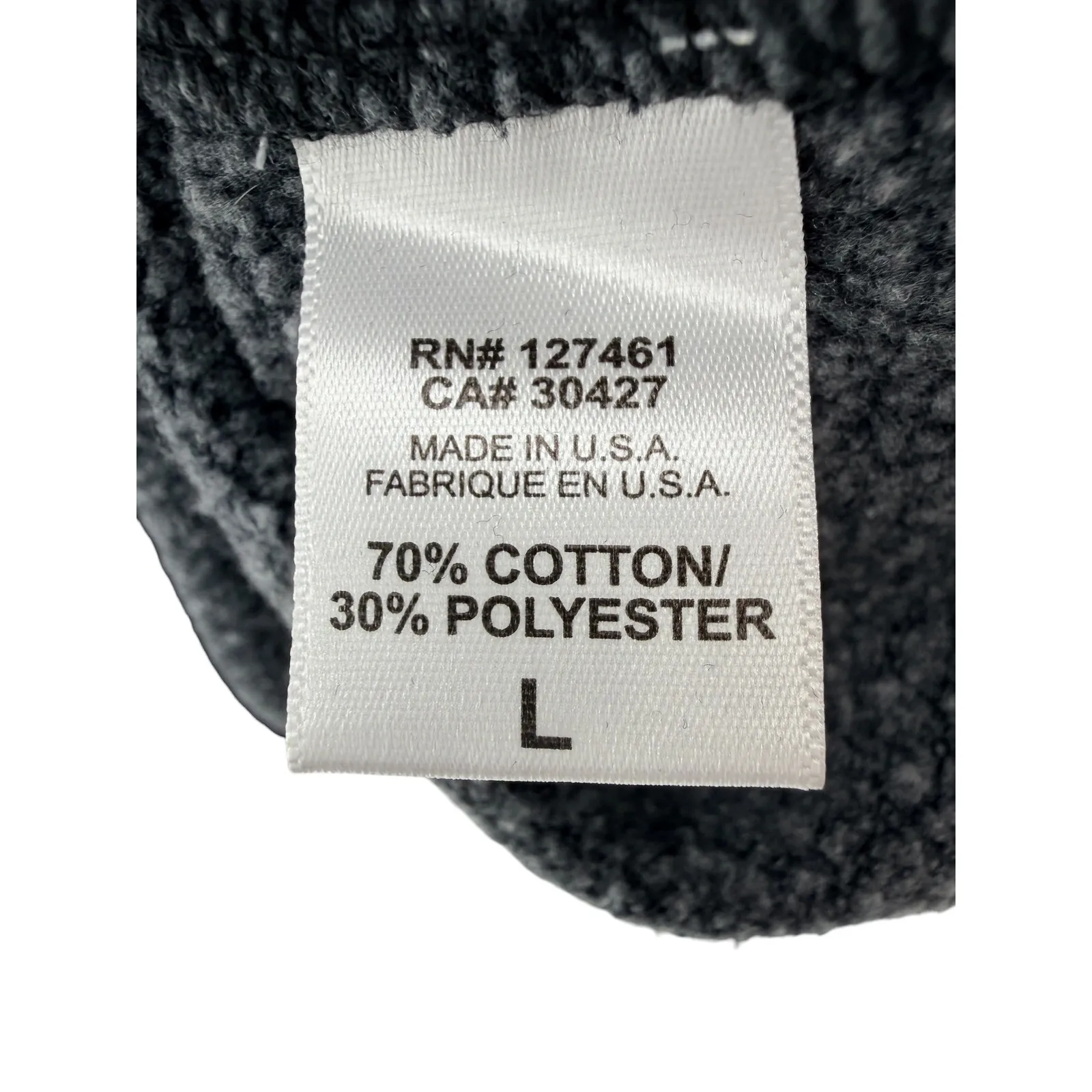 Wildfox Couture Star Print Monte Crop Crew Sweatshirt Black Raw Hem Large Casual - Image 5