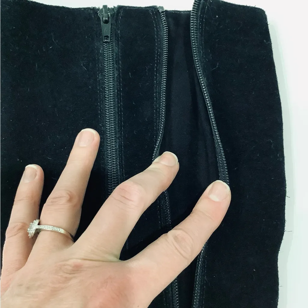 Comfy stylish tall boots on medium wedge heel 🖤🖤 - Image 7