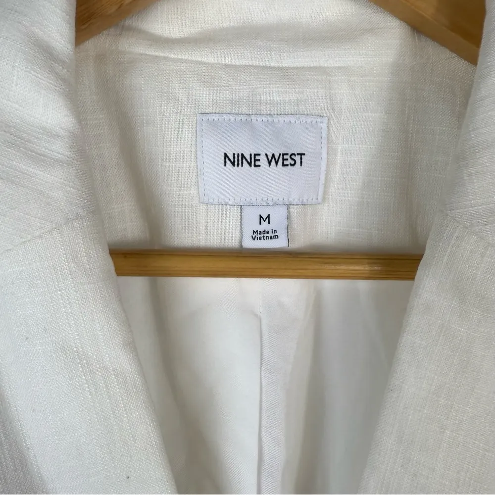 Nine West NEW✨Chic White Blazer by  Size Medium - Image 3