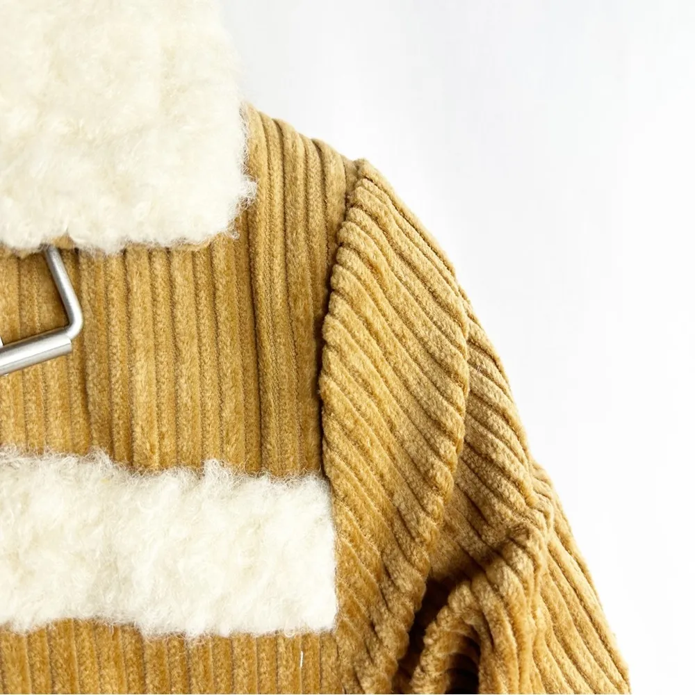 UO BDG Salem Corduroy Sherpa Jacket NWT in Size XS - Image 5