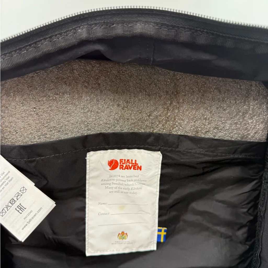 Fjallraven Kanken Backpack Black - Image 10
