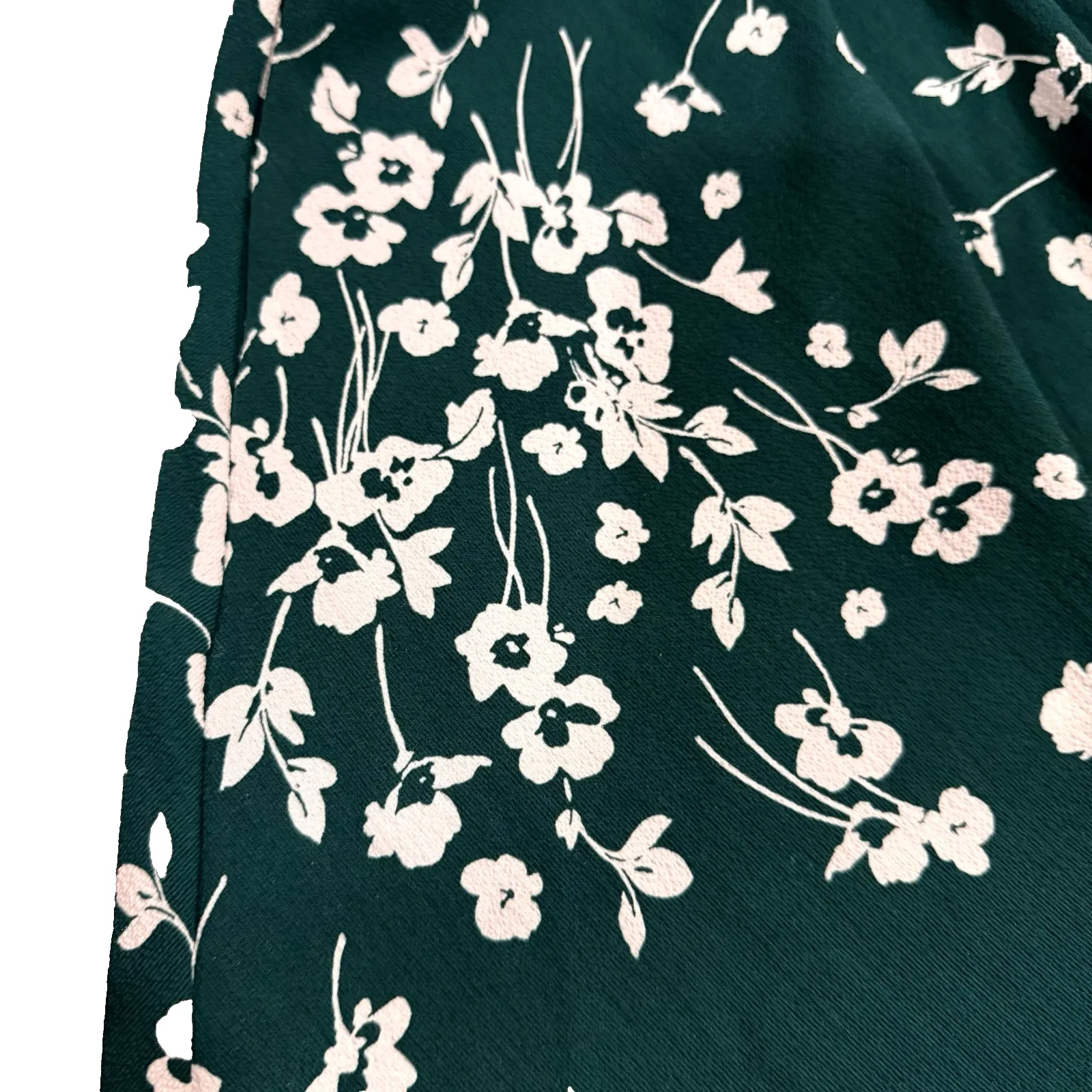 Jessic Howard Floral Dress Petite 12P LP Fit Flare A Line Peasant Puff Sleeve - Image 3