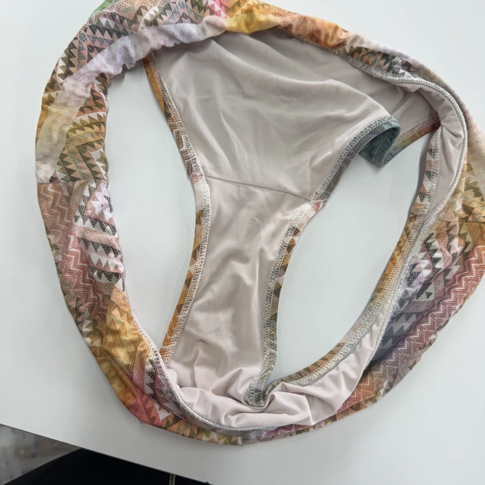 Valimare Bikini Swimsuit Womens‎ Medium Salinas Zig Zag Bandeau Swimwear - Image 8