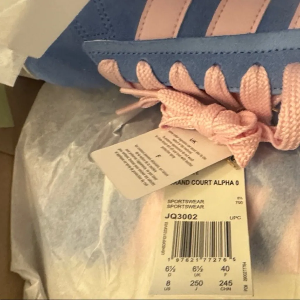 Adidas Pastel Blue and Pink Sneakers - Image 5