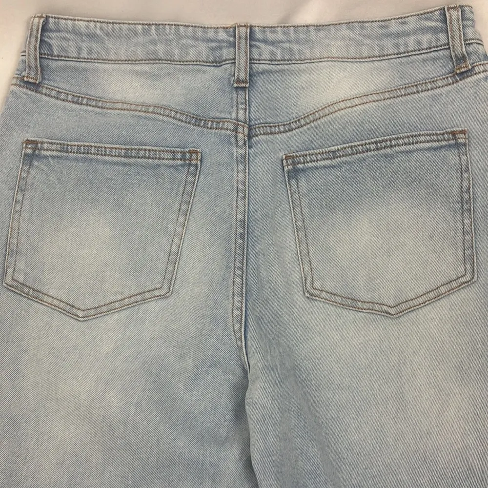 No Boundaries Light Blue Distressed Women's Jeans size 13 - Image 6